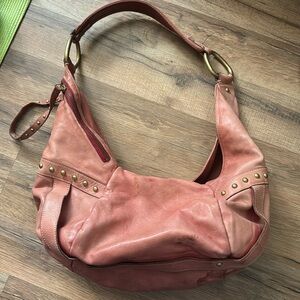 Kenneth Cole Pink Leather Shoulder Purse
